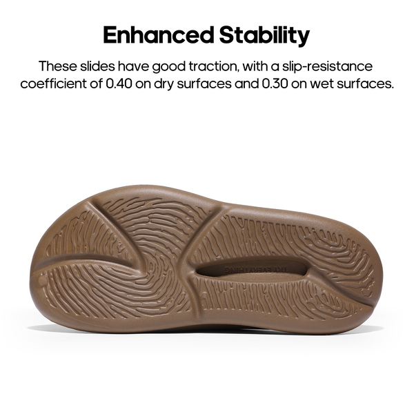 [Flow] Unisex Arch Support Slide Sandals  - TAN - 2